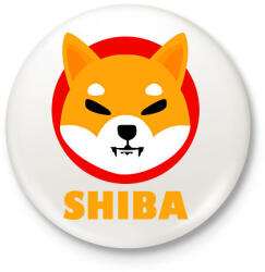 printfashion shiba02 - Kitűző, hűtőmágnes - Fehér (11277146)