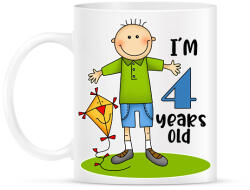 printfashion 4 years old" for boy - Bögre - Fehér (13458438)