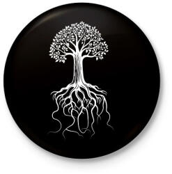 printfashion faSZOM - Kitűző, hűtőmágnes - Fekete (16374582)