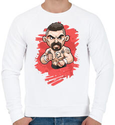 printfashion BOYKA - Férfi pulóver - Fehér (1886653)