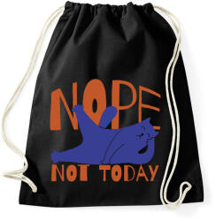 printfashion Nope - Not today - Sportzsák, Tornazsák - Fekete (7531232)