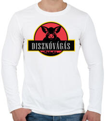 printfashion Disznóvágás - Férfi hosszú ujjú póló - Fehér (11625315)