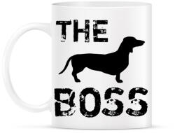 printfashion The boss - Bögre - Fehér (4357638)