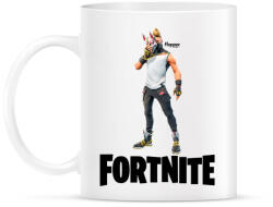 printfashion Fortnite #4 /Black/ - Bögre - Fehér (1116341)
