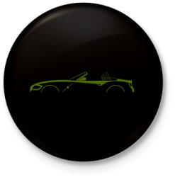 printfashion BMW Z4 Zöld - Kitűző, hűtőmágnes - Fekete (16071866)