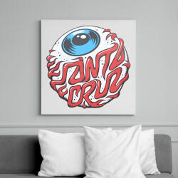 printfashion Santa Cruz - Vászonkép - Fehér (6630830)