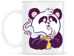 printfashion Kávézó panda - Bögre - Fehér (7510542)