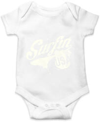 printfashion Szörf USA - Baba Body - Fehér (1327170)