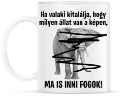 printfashion Ma is inni fogok! - Bögre - Fehér (7173225)