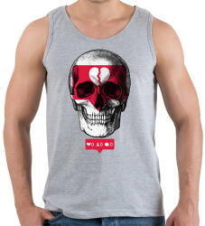 printfashion Deathgram - Férfi atléta - Sport szürke (2116181)