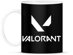 printfashion Valorant logo - Bögre - Fekete (2526204)