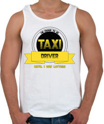 printfashion I'm proud to be taxi driver - Férfi atléta - Fehér (7554981)