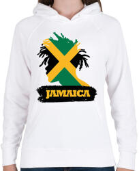 printfashion Jamaica - Női kapucnis pulóver - Fehér (7662133)