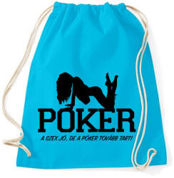 printfashion A szex jó, de a póker tovább tart 2 - Sportzsák, Tornazsák - Surf blue (1378740)