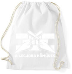printfashion A legjobb kűműves - Sportzsák, Tornazsák - Fehér (13615804)