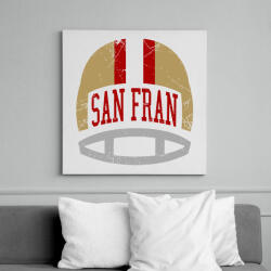 printfashion San Fran - Vászonkép - Fehér (6630455)