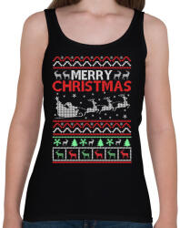 printfashion karácsonyi - Női atléta - Fekete (14981189)