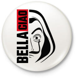 printfashion Bella ciao - Kitűző, hűtőmágnes - Fehér (4287524)