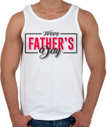 printfashion Apák napja - Férfi atléta - Fehér (2593813)