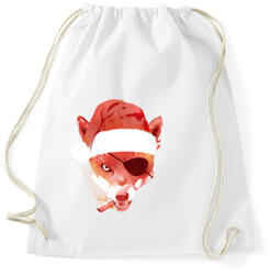 printfashion Bad santa - Sportzsák, Tornazsák - Fehér (243528)