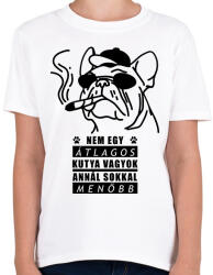 printfashion Menő kutya - Gyerek póló - Fehér (1920306)