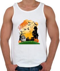 printfashion Halloween-i borzongás - Férfi atléta - Fehér (13927361)