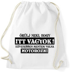 printfashion ÖRÜLJ NEKI - Sportzsák, Tornazsák - Fehér (2923178)