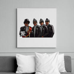 printfashion GTA coffin dance - Vászonkép - Fehér (6631722)