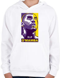 printfashion R. I. P. Mamba - Gyerek kapucnis pulóver - Fehér (2168414)