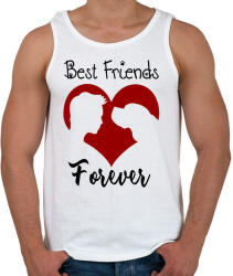 printfashion Legjobb barátok örökké (férfi) - Férfi atléta - Fehér (13354368)