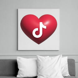 printfashion Tiktok - Vászonkép - Fehér (14479335)