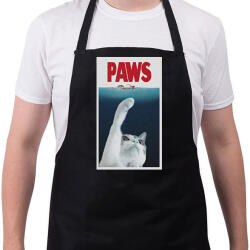 printfashion PAWS cápa cica - Kötény - Fekete (16311824)