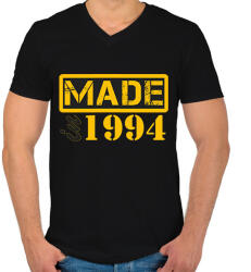 printfashion 1994 - Férfi V-nyakú póló - Fekete (12818347)
