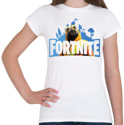 printfashion Fortnite Poggo - Női póló - Fehér (16649567)