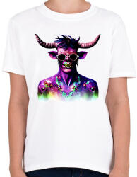 printfashion Minotaurusz_Zombi_1 - Gyerek póló - Fehér (14077263)