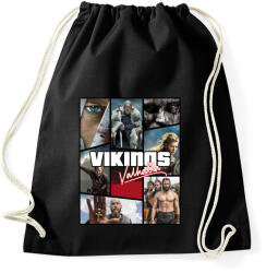 printfashion Vikingek - Sportzsák, Tornazsák - Fekete (5468623)
