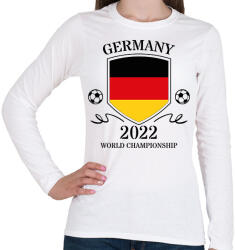 printfashion Germany 2022 - Női hosszú ujjú póló - Fehér (10791558)