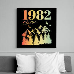 printfashion 1982 - Vászonkép - Fekete (12721399)