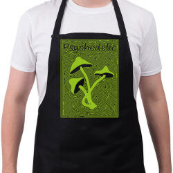 printfashion Pszichedelikus gomba - Kötény - Fekete (13468523)