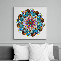 printfashion Mandala - Vászonkép - Fehér (7154276)