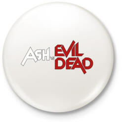 printfashion ASH vs. Evil Dead - Kitűző, hűtőmágnes - Fehér (3089626)