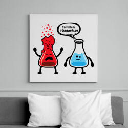 printfashion Szerintem túlreagálod! - Vászonkép - Fehér (16424981)