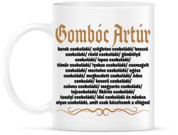 printfashion Gombóc Artúr és a világ összes csokoládéja - Bögre - Fehér (16606411)