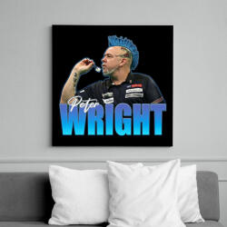 printfashion Peter Wright - Vászonkép - Fekete (15547337)