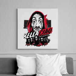 printfashion La casa de papel art - Vászonkép - Fehér (6638499)