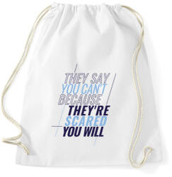 printfashion Motiváció - Sportzsák, Tornazsák - Fehér (11655310)