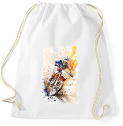 printfashion Motor - Sportzsák, Tornazsák - Fehér (15897813)
