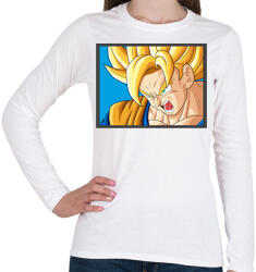 printfashion Dragon ball karakterek3 - Női hosszú ujjú póló - Fehér (12589855)