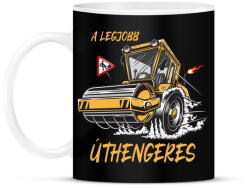 printfashion Úthenger - Bögre - Fekete (4751358)