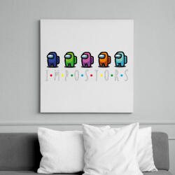 printfashion Among us impostors - Vászonkép - Fehér (6635193)